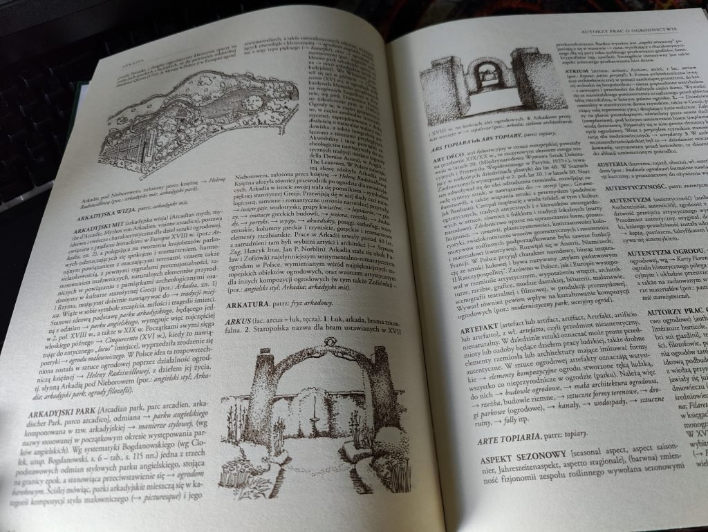 Tezaurus sztuki ogrodowej - ilustracje